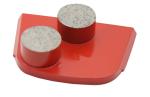 40 Grit Metal Diamond Floor Pads Lavina Grinding Tools For Concrete Or Terrazzo