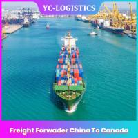 Buy cheap EXW DDU Freight Forwarder China To Canada 24h Online Collect Service product