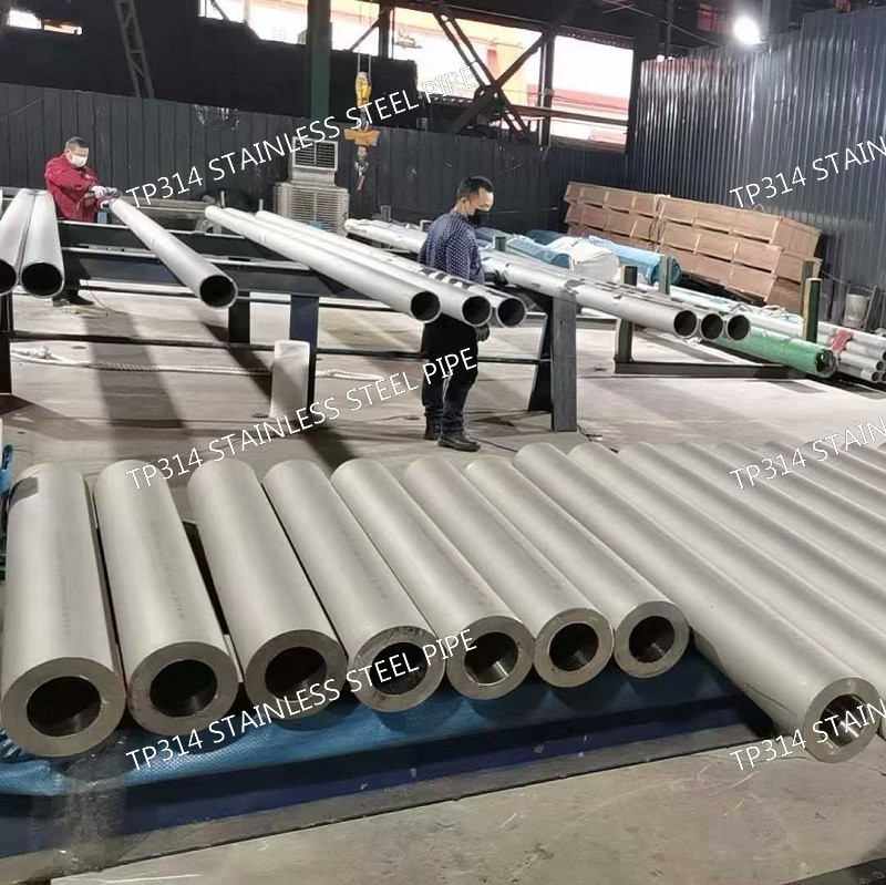 TP314/1.4841/X15CrNiSi25-20 Seamless Stainless Steel Pipe Tube DN100 - DN400 for Boiler
