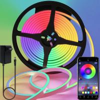 Buy cheap Neon Rope Lights, 16.4ft RGB Flexible Multi Color Rope Lights with Music Sync, product