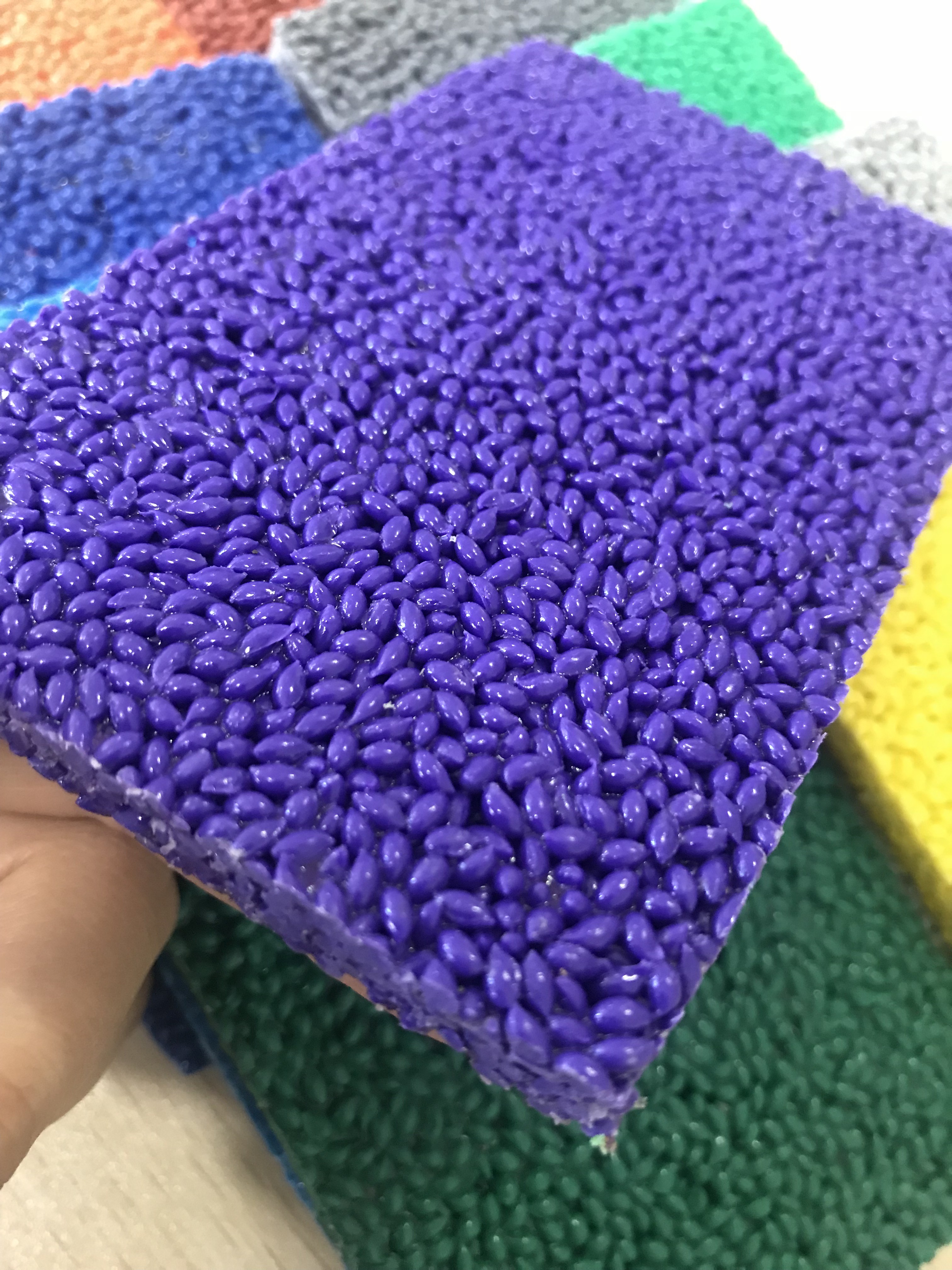 Permeable EPDM Rubber Granules