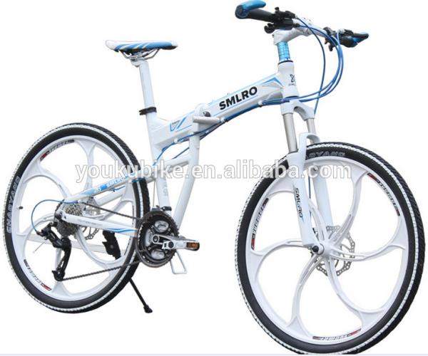 Buy cheap Customized 26" 27 Speed Aluminum Folding Mountain Bike from wholesalers