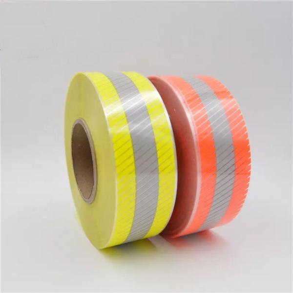 Buy cheap 6 inch 4 inch 12 inch wide Heat Transfer Reflective Tape fluorescent orange reflective tape from wholesalers