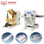 Hydraulic 3 In 1 Pressing Steel Coil Straightening Machines Decoiler