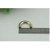 Buy cheap Customized 3 size of 10 mm/15 mm/20 mm zinc alloy light gold metal bag arch bridge made in China from wholesalers