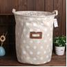 Buy cheap Cotton Linen Portable Square Dirty Cloth Storage Bag Hamper Eco Friendly from wholesalers
