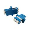 Buy cheap Duplex Flange Blue Fiber Optic Adapters LC UPC SC Connector 60db Returen Loss from wholesalers