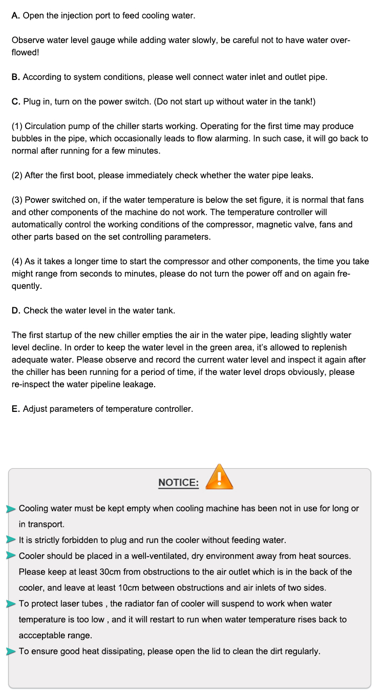 CW3000 5000 5200 Water-cooled Chiller The Ultimate Solution for Advertising Companies