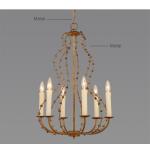 Country Rod iron chandelier lighting (WH-CI-50)