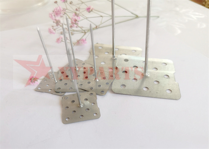 HVAC Air Conditioning 25mm Perforated Base Thermal Aluminum Insulation Hangers