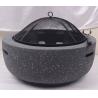Buy cheap MGO Stone Barbecue Fire Bowl Painted Steel Fire Pit Cool Camping Accessories 59.5X34.5cm from wholesalers
