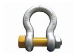 Buy cheap Bow Shackle 4 Times Breaking Load With High Strength Forged Carbon Steel Die Forging 2 ton - 120 ton from wholesalers