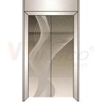 2mm Elevator Stainless Steel Sheet Grey Color Mirror Finished Metal Etched
