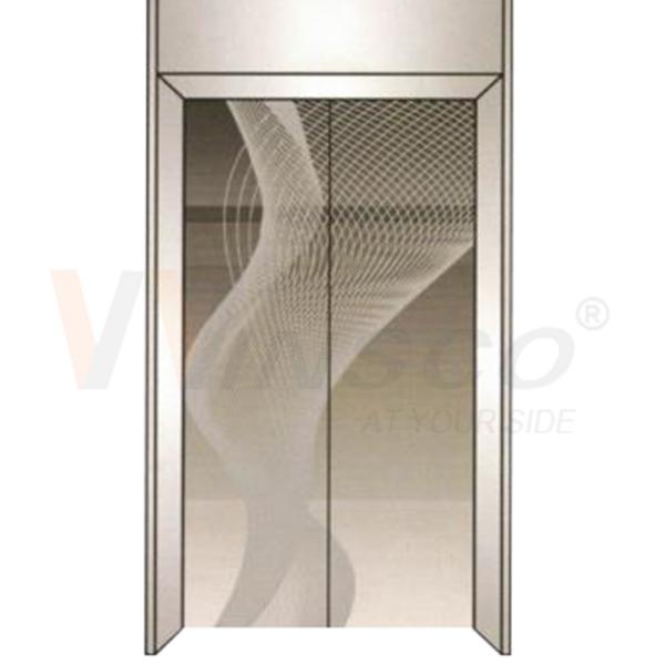 2mm Elevator Stainless Steel Sheet Grey Color Mirror Finished Metal Etched