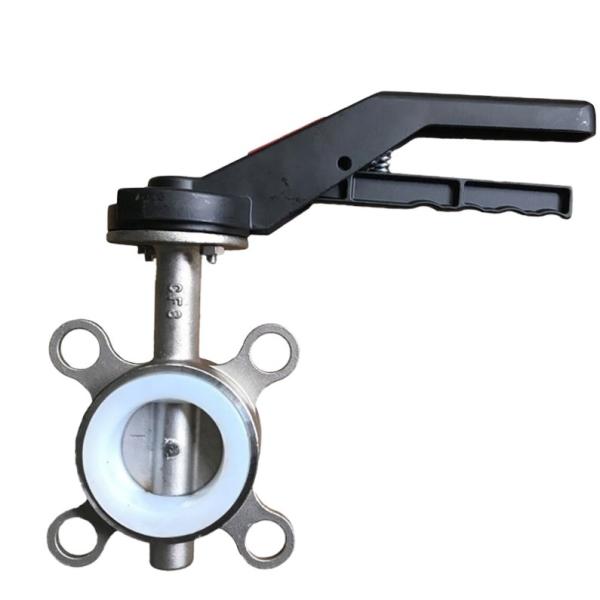 Sanitary Stainless Steel Pipe Fittings BUTTERFLY Structure Wafer Type Butterfly