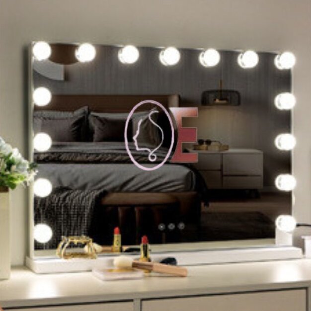 Shatterproof Hollywood Light Up Makeup Mirror Vanity Wall Mounted