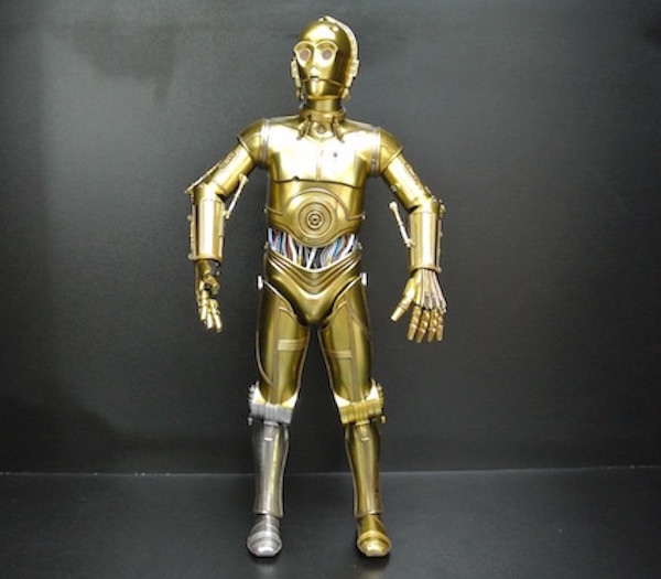 Gold C3PO Robot Star Wars Characters Toys His Eyes Can Give Out Light