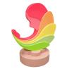 Buy cheap OEM Large Size Resin Fibreglass Sculpture Flower Petal Sculpture from wholesalers