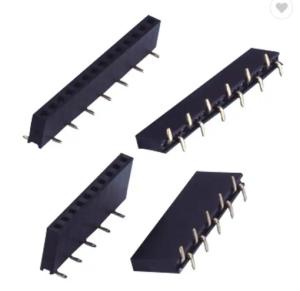 Wholesale 3.0 AMP PA6T PA9T LCP Single Row Pin Header Female PA6T Black from china suppliers