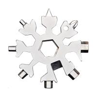 Buy cheap GS Stainless Steel 18 In 1 Snowflake Multi Tool Screwdriver Silver product