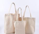 Canvas Fabric Organic Tote Cotton Grocery Bag Women Shopping 30cm