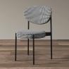 Buy cheap Modern Fabric Dining Room Wrought Iron Dining Chairs With Metal from wholesalers