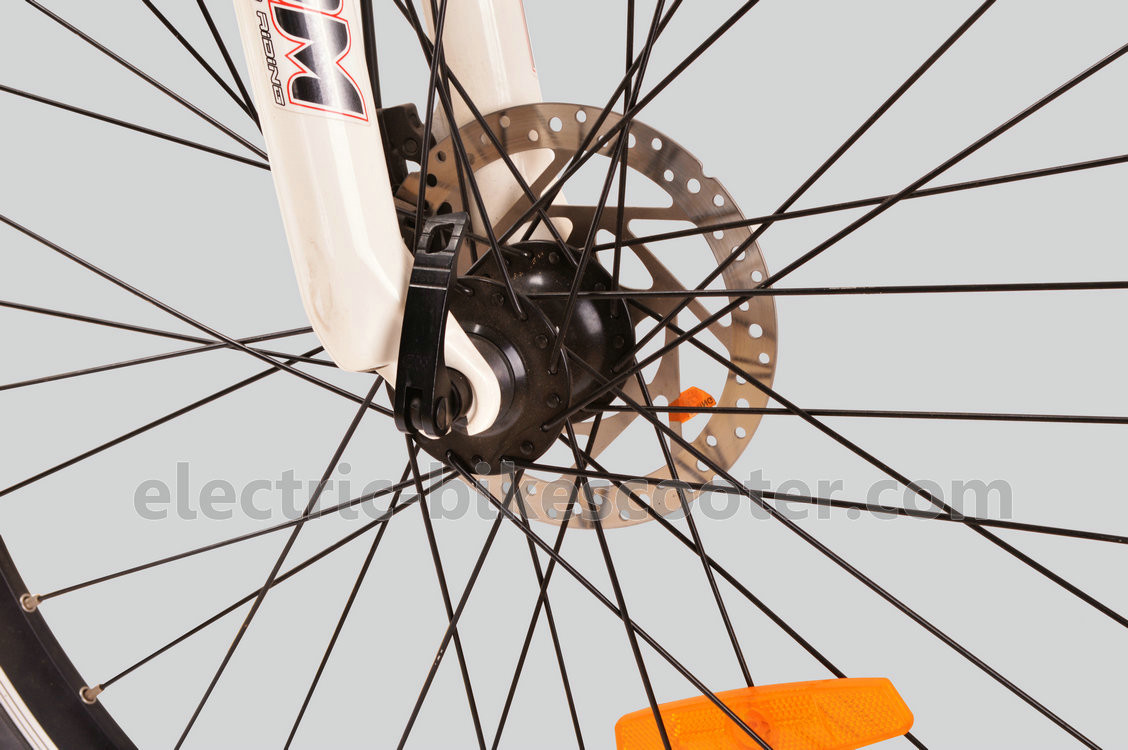 36V 350W Electric Mountain Bicycle , Aluminum Electric Mountain Bike 32km/H