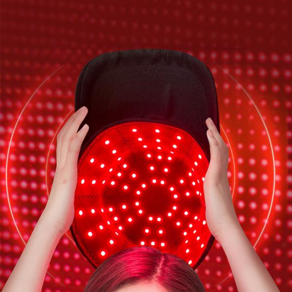 Buy cheap Black 660nm 850nm Red Led Hat Infrared Light Hat For Hair Growth from wholesalers