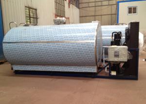 Wholesale Large Capacity 6000L Horizontal Milk Cooling Tank with Direct Expansion Refrigeration System from china suppliers