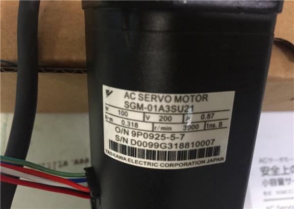 Buy cheap Yaskawa AC Industrial Servo Motor SGM-01A3SU21 100W 200Volt 3000RPM from wholesalers