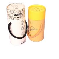 Buy cheap Matt Lamination Round Tube Packaging Box Kraft Paper Cylinder Box For Nuts product