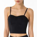 4 colors Solid Color Adjustable Splice Womens Sports Bra Breathable Yoga