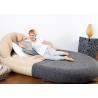 Buy cheap Low Round Inflatable Air Mattress King Size Flocked PVC Material 13 . 6KG G . W . from wholesalers