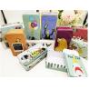 Buy cheap Flower Post Card Custom Tin Cans Stationery Metal Can Box from wholesalers