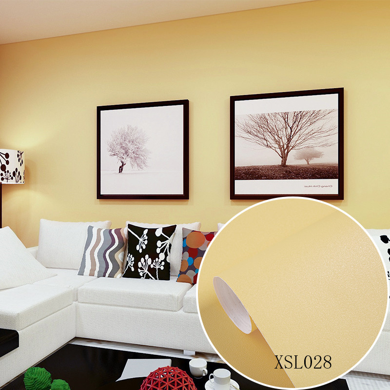 Indoor Decoration Black PVC Wallpaper with Waterproof Self Adhesive Roll Size 0.60m * 10m