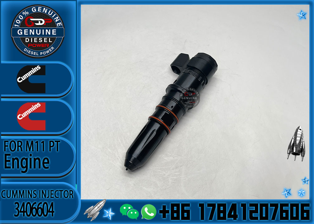 3406604 3411821 Fuel Injector Genuine Brand New Diesel Engine Parts for Cummins M11 KTA19 KTA38 KTA50 QSK50 Fuel Injector