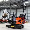 Buy cheap Hydraulic Transmission Mini Excavator 1330mm Rotation Radius 1.5 Tonne Digger from wholesalers
