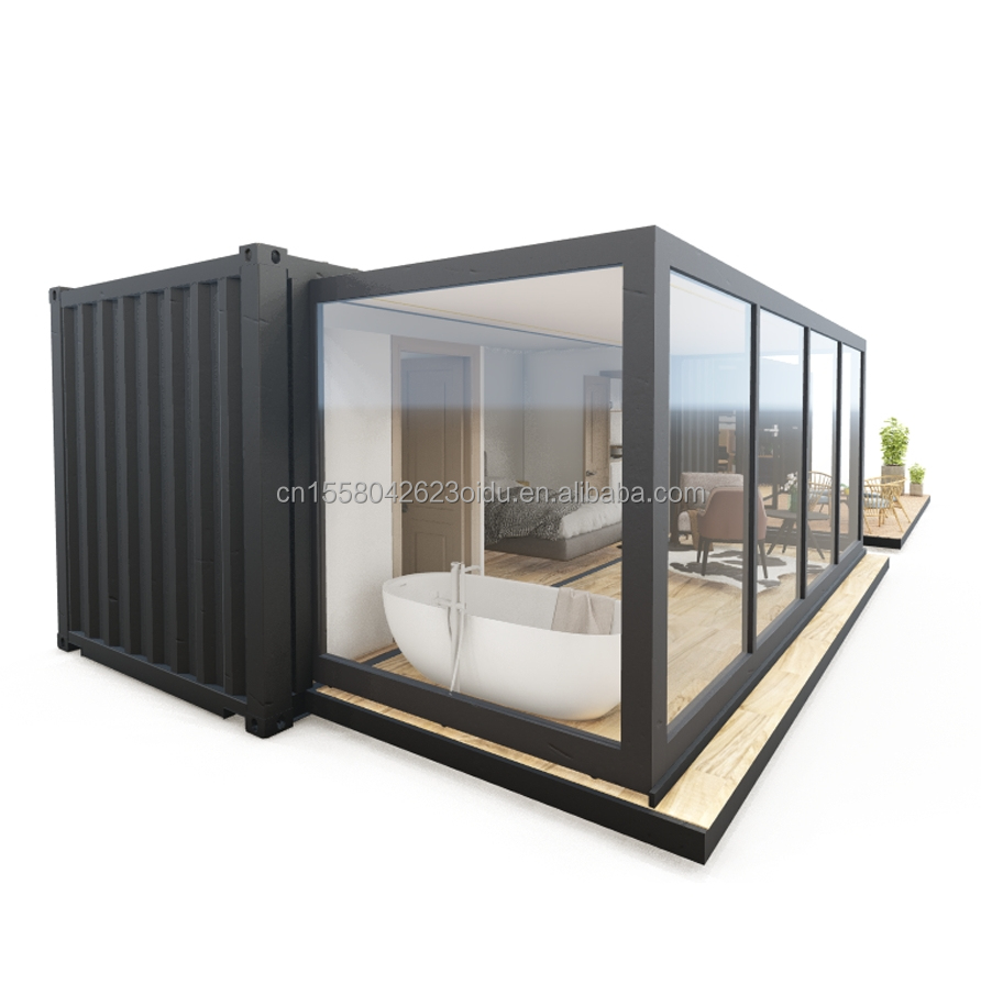 Galvanized Steel Square Tubes Used in Modern Design Portable 20FT 40FT Container House for Outdoor
