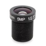 HD 5mp 8mm 1/2.5" 52 Degrees IR CCTV Board Lens