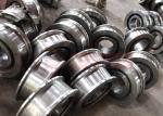 Heavy Load Steel Cart Wheels , Casting Double Flanged Guide Wheels For Rail Car