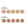 Buy cheap Oilproof On Rolls Kraft Private Round Thank You Print Sticker Labels from wholesalers