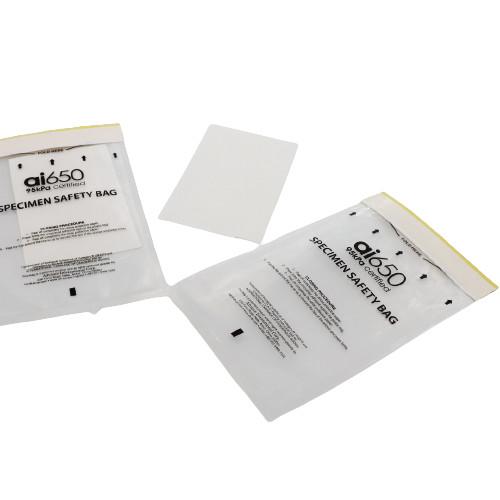 Buy cheap Three Wall Medical Specimen Transport Bags With Biohazard Logo from wholesalers