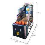 Amusement Center Street Basketball Shooting Arcade Machine Full Size OEM