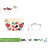 Buy cheap Hand Drawn Leaf Bio Bamboo Fiber Bowls , Lightweight Picnic BBQ Disposable Bamboo Bowls from wholesalers