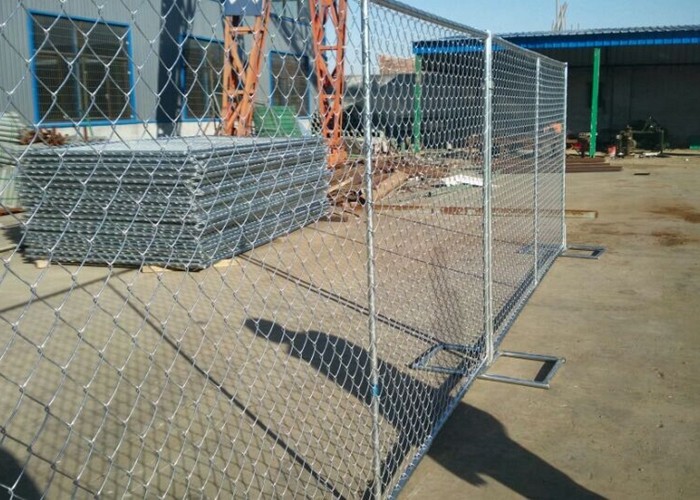 6'X12' Galvanized Chain Link Fence Panels For Commercial Construction