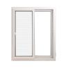Buy cheap 80mm Touch Lock Fiberglass Net Double Sliding Window UPVC With Single Glass from wholesalers