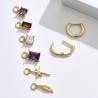 Buy cheap 0.67in 2.2g Sterling Silver Jewelry Sets Platinum Plated CZ Silver Needle Earrings from wholesalers
