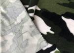 Camouflage Print One Side Brushed 240GSM Soft Plush Fabric