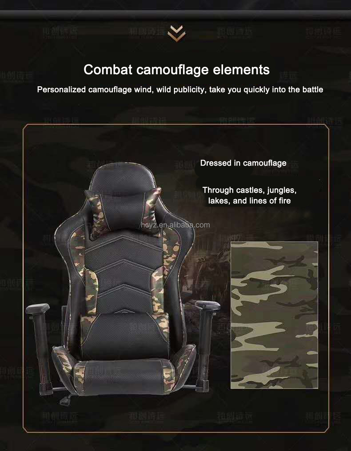 Latest Traditional Design PC Racing Computer Reclining Silla Cadeira Gamer Chair