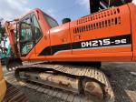 DH215 9E Used Doosan Excavator 21300kg Hydraulic Crawler Excavator